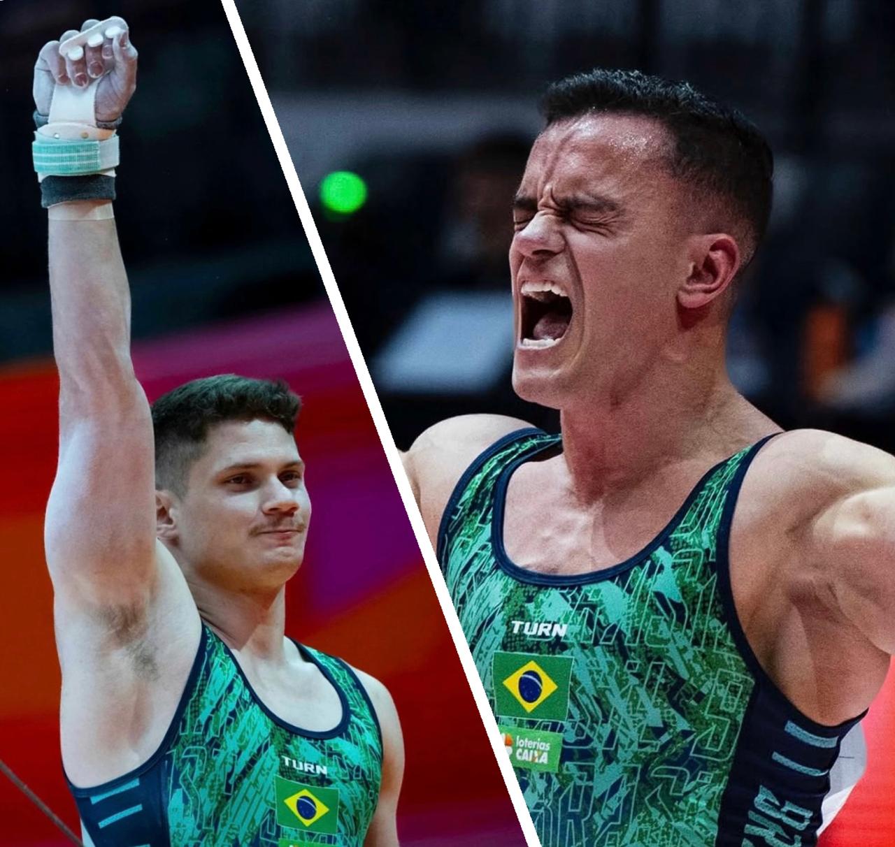 Ginástica Artística: Caio Souza e Diogo Soares ficam no Top 10 e avançam à final mundial