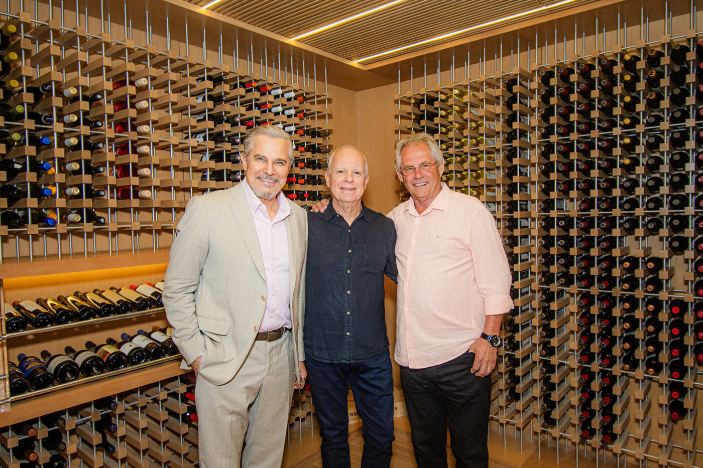 Edson Celulari, Paulo Coelho e Joshua Costa