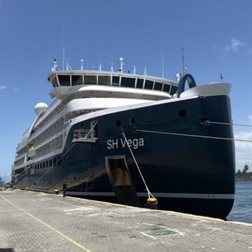 Navio de expedição SH Vega atraca em Salvador para seguir rota especial pela Bahia Navio de expedição SH Vega atraca em Salvador para seguir rota especial pela Bahia