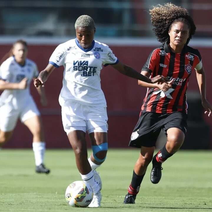 Bahia sai na frente do Vitória na decisão do Campeonato Baiano Feminino Bahia sai na frente do Vitória na decisão do Campeonato Baiano Feminino