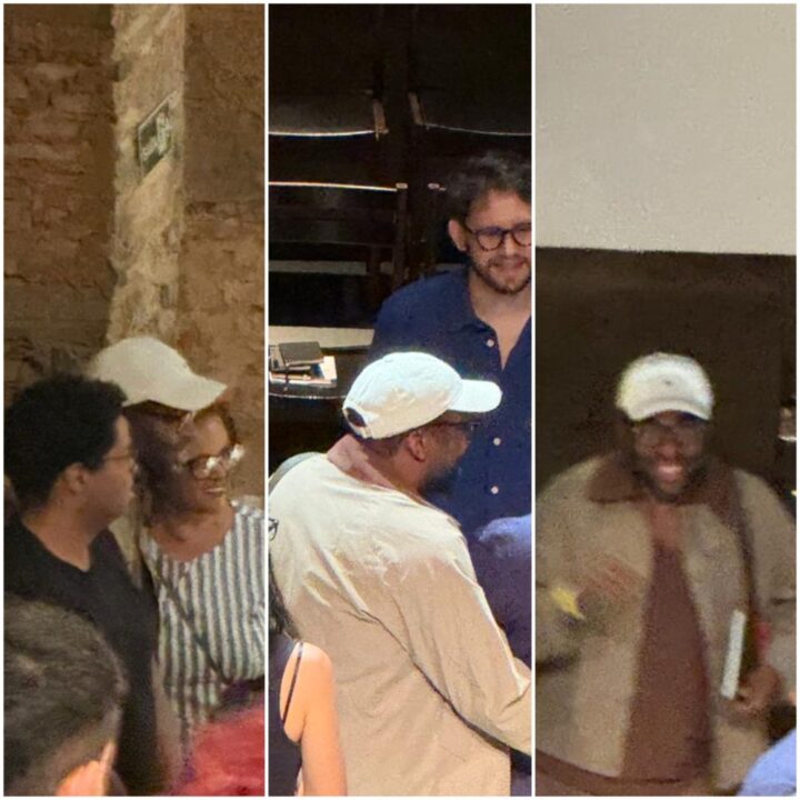 Lázaro Ramos prestigia peça de Wagner Moura em Salvador e ganha dedicatória especial