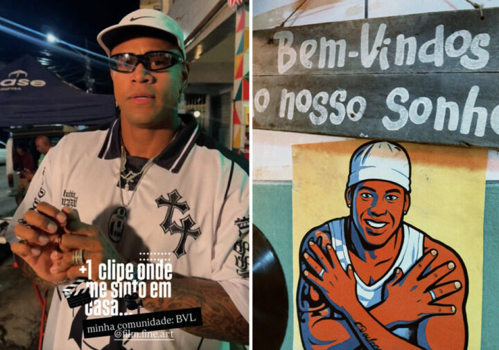 Leo Santana causa alvoroço ao gravar novo clipe no seu bairro de origem em Salvador