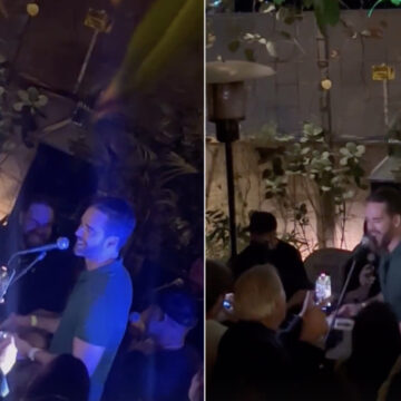 Eduardo Leite participa de aniversário em São Paulo e canta em roda de samba; veja vídeo