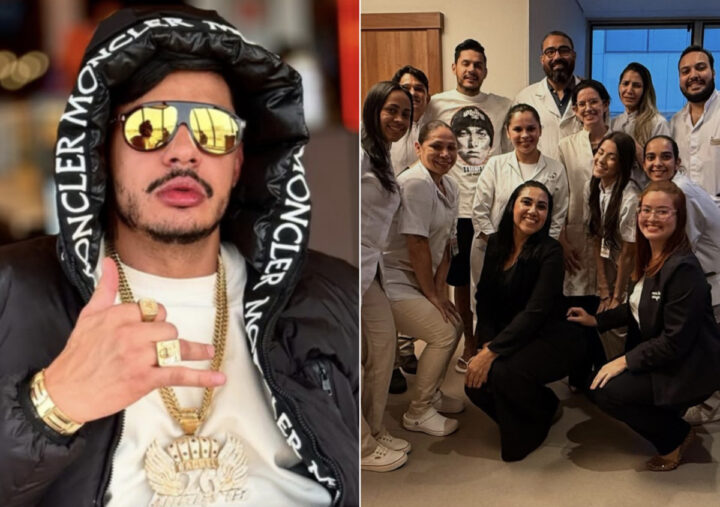 Rapper Hungria celebra alta após internação por suspeita de intoxicação por metanol: “Vitória e gratidão”