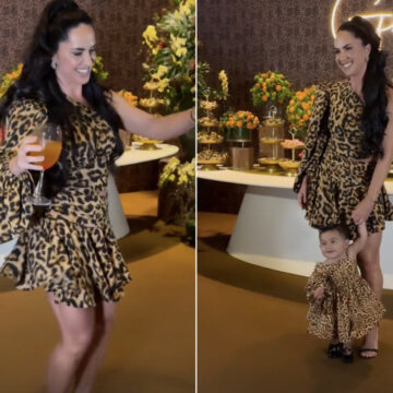 Após super festa de aniversário, Graciele Lacerda brinca: “Estou acabada”