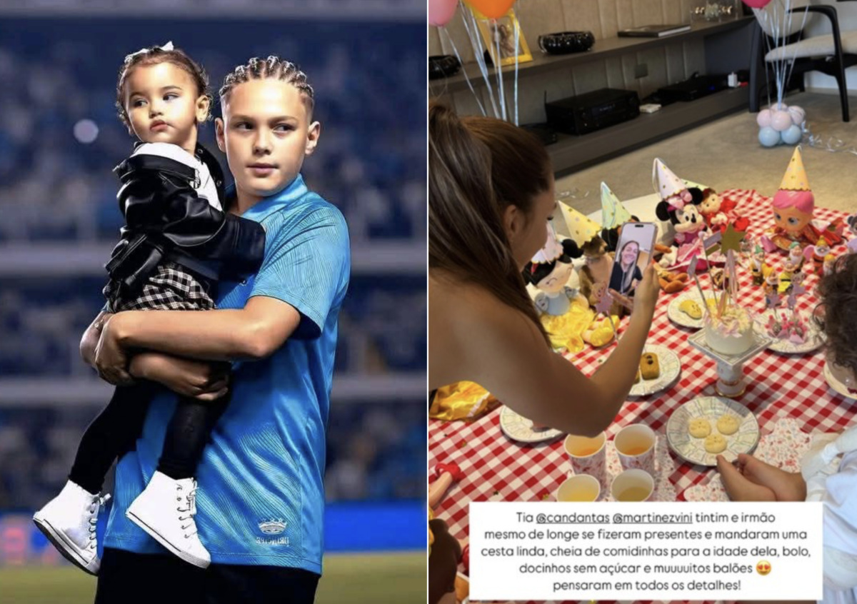 Filha de Neymar e Bruna Biancardi, Mavie ganha presente especial do irmão Davi Lucca