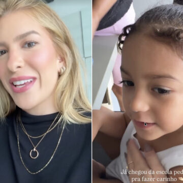 Lore Improta compartilha momento fofo e revela reação da filha Liz após saber da gravidez