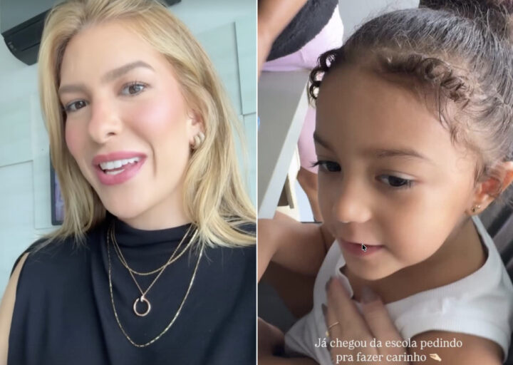 Lore Improta compartilha momento fofo e revela reação da filha Liz após saber da gravidez