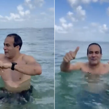 Prefeito Bruno Reis aproveita dia no Porto da Barra após semana de chuvas intensas Prefeito Bruno Reis aproveita dia no Porto da Barra após semana de chuvas intensas