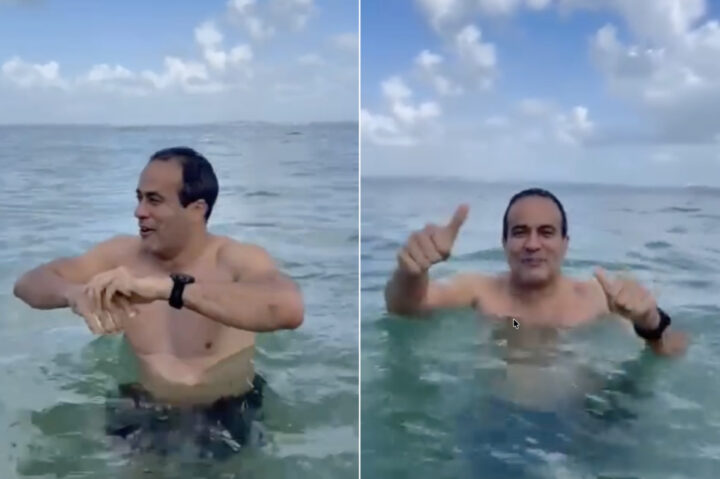 Prefeito Bruno Reis aproveita dia no Porto da Barra após semana de chuvas intensas Prefeito Bruno Reis aproveita dia no Porto da Barra após semana de chuvas intensas