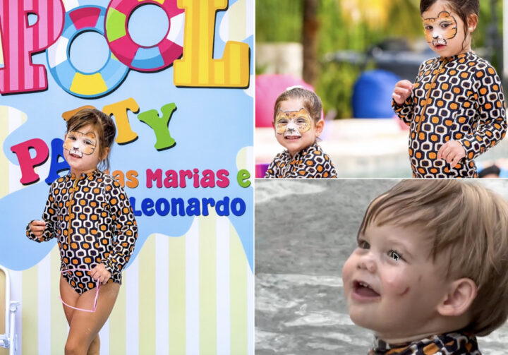 Filha de Zé Felipe e Virgínia ganha festa na piscina; veja fotos Filha de Zé Felipe e Virgínia ganha festa na piscina; veja fotos