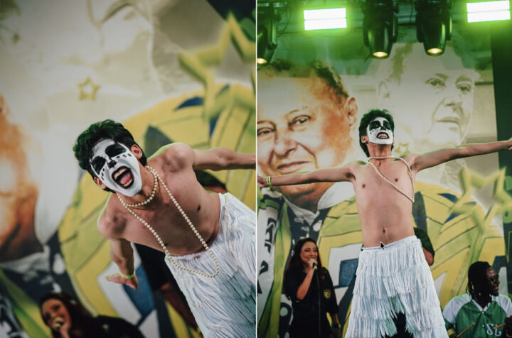 Estudante de Salvador que homenageou Ney Matogrosso brilha ao se apresentar na quadra da Imperatriz; veja vídeo Estudante de Salvador que homenageou Ney Matogrosso brilha ao se apresentar na quadra da Imperatriz; veja vídeo