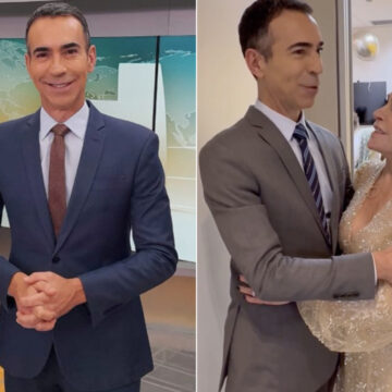 Prestes a comandar o Jornal Nacional, César Tralli ganha surpresa de Ana Maria Braga Prestes a comandar o Jornal Nacional, César Tralli ganha surpresa de Ana Maria Braga