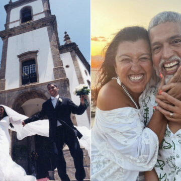 Regina Casé resgata registro romântico de casamento e se declara ao marido: “Emoções se repetindo” Regina Casé resgata registro romântico de casamento e se declara ao marido: “Emoções se repetindo”