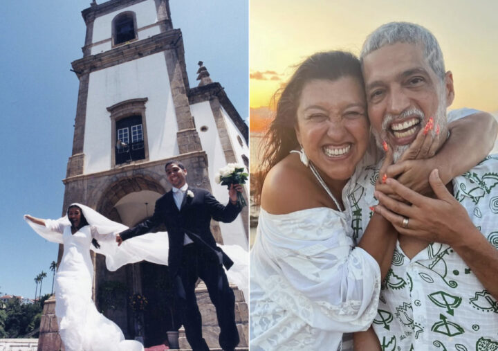 Regina Casé resgata registro romântico de casamento e se declara ao marido: “Emoções se repetindo” Regina Casé resgata registro romântico de casamento e se declara ao marido: “Emoções se repetindo”