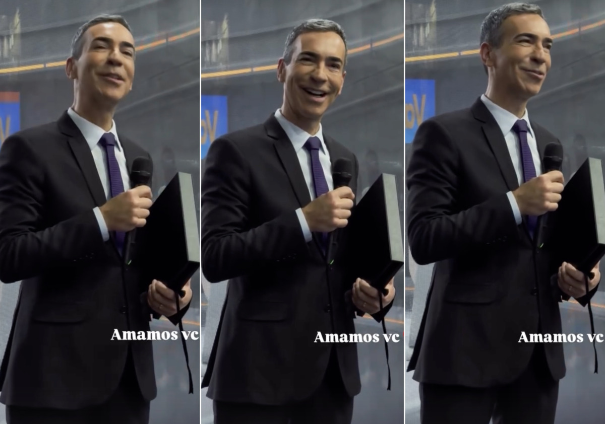 Emocionado, César Tralli se despede do Jornal Hoje e ganha apoio da família Emocionado, César Tralli se despede do Jornal Hoje e ganha apoio da família