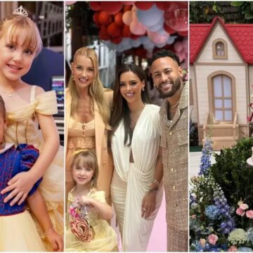 Ana Paula Siebert mostra detalhes do festão de Mavie, filha de Neymar e Bruna Biancardi