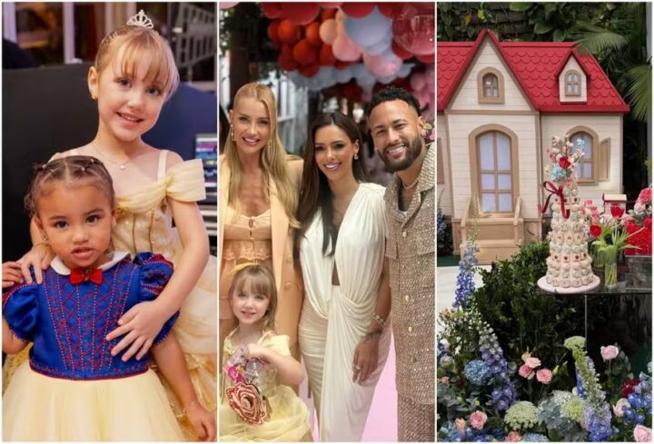 Ana Paula Siebert mostra detalhes do festão de Mavie, filha de Neymar e Bruna Biancardi