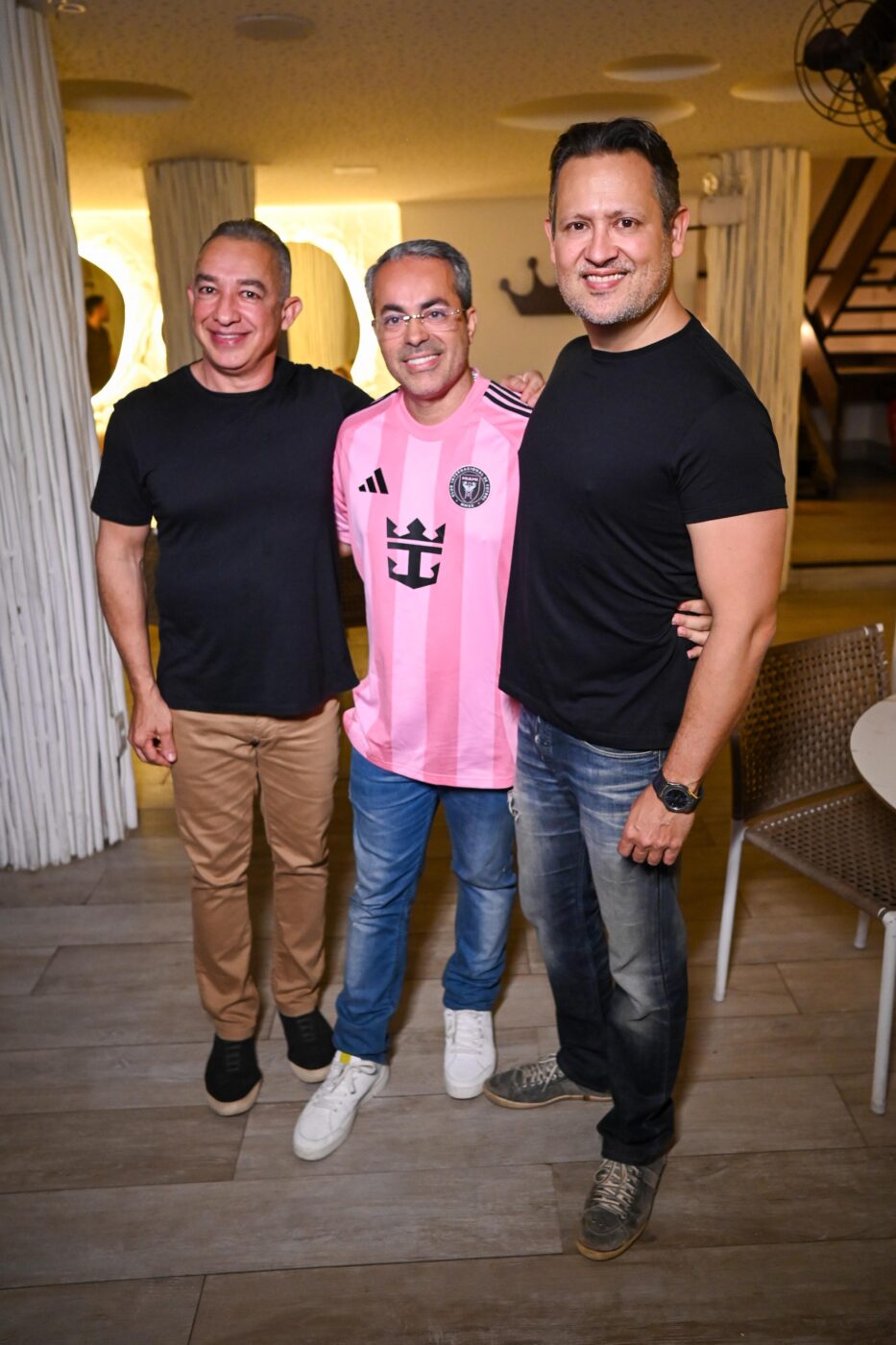 Rogério Barros, Ginno Larrry e Filinto Marques