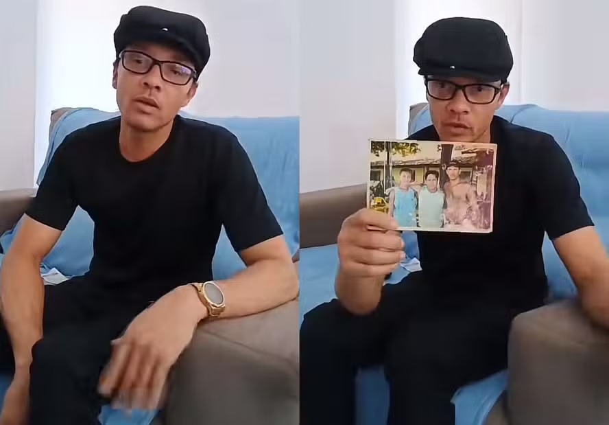 Homem mostra foto e diz ser adolescente baiano ‘adotado’ por Poliana e Leonardo: ‘Vou contar a história certa’