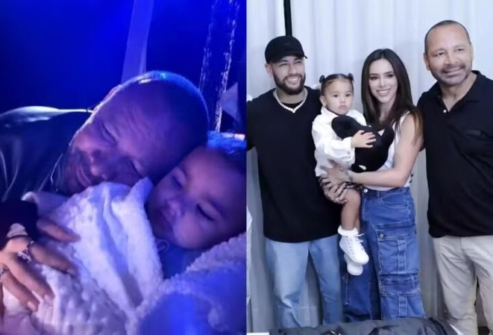 Neymar Pai parabeniza a neta Mavie pelos 2 anos de idade: ‘Vovô te ama’