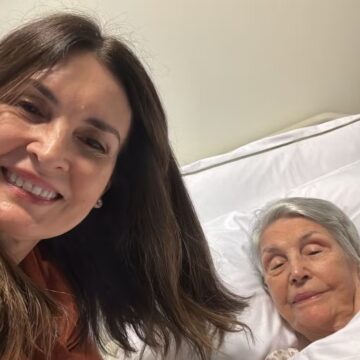 Fátima Bernardes celebra recuperação da mãe após nova cirurgia: ‘Muito corajosa’