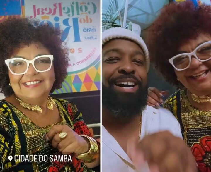 Viúva de Arlindo Cruz faz primeira aparição pública com o namorado após a morte do sambista