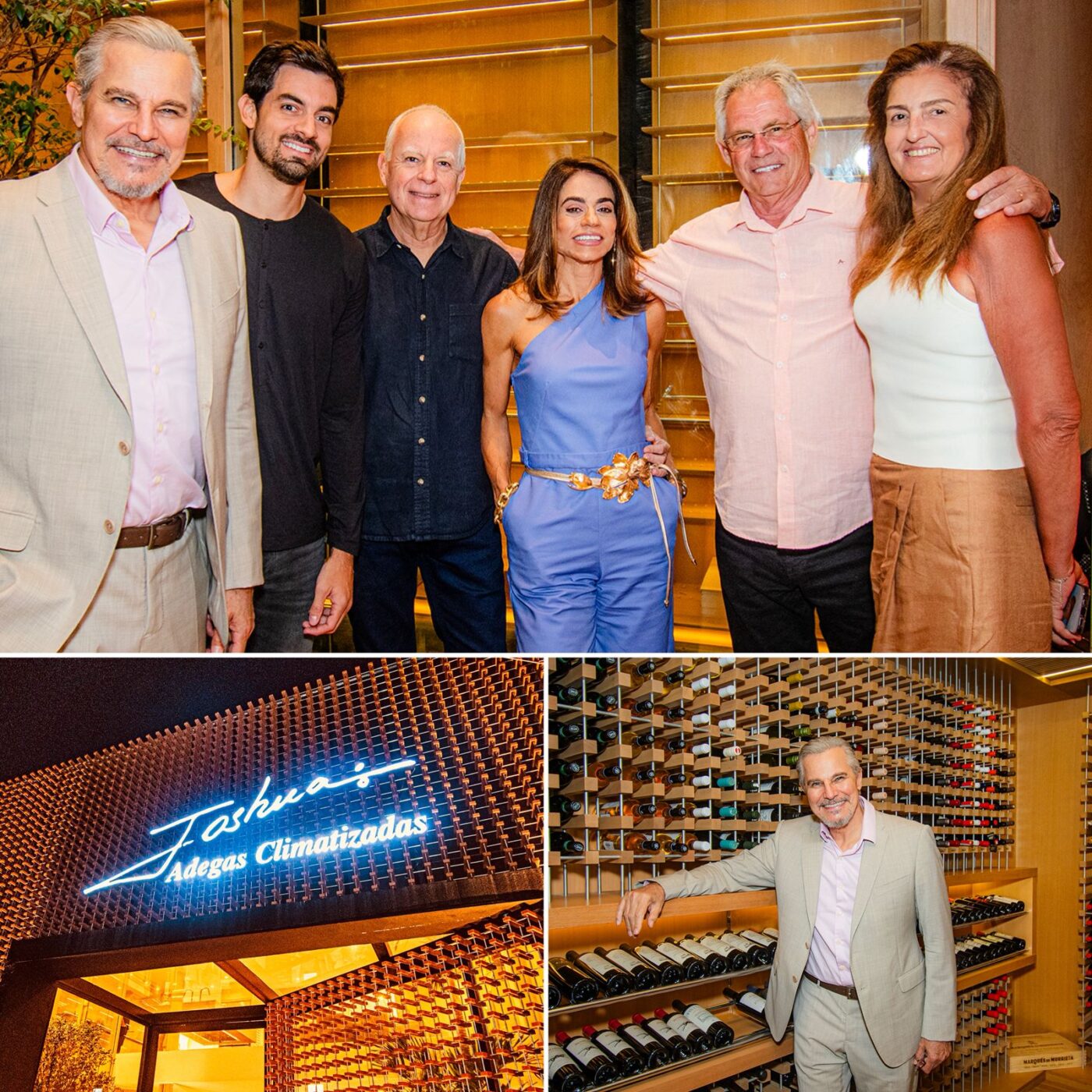 Joshua Adegas Climatizadas inaugura loja em Salvador com presença de Edson Celulari; veja fotos e confira quem esteve por lá