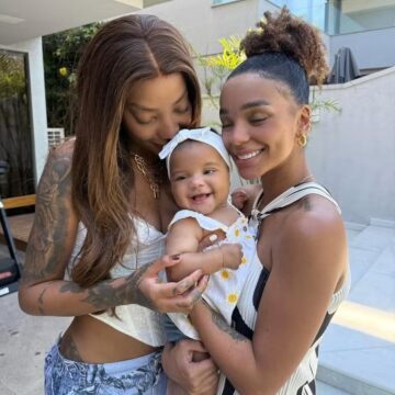‘Está a minha cara’, diz Brunna Gonçalves sobre Zuri, filha com Ludmilla