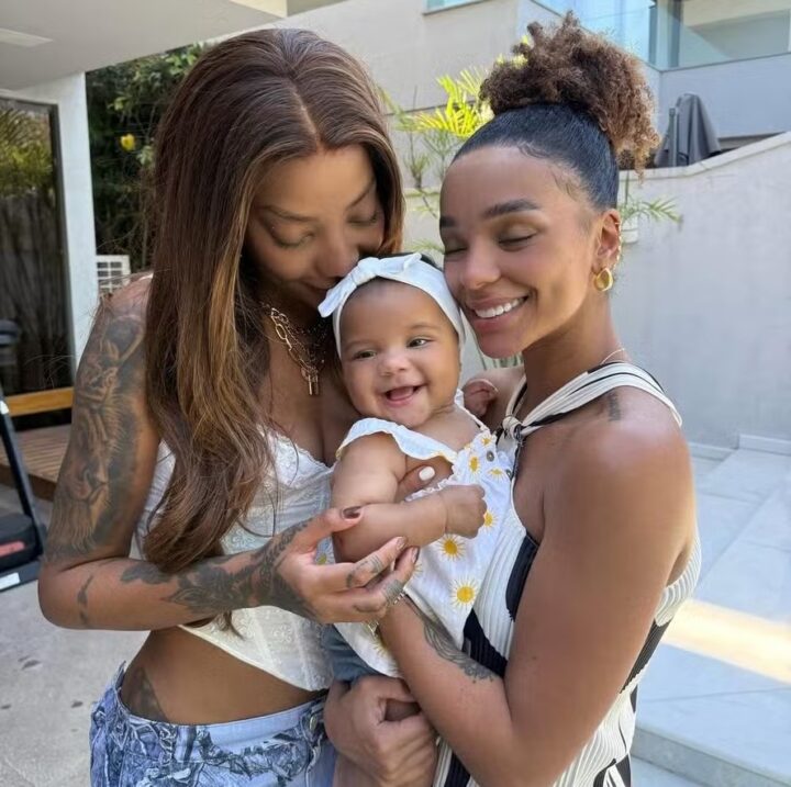 ‘Está a minha cara’, diz Brunna Gonçalves sobre Zuri, filha com Ludmilla