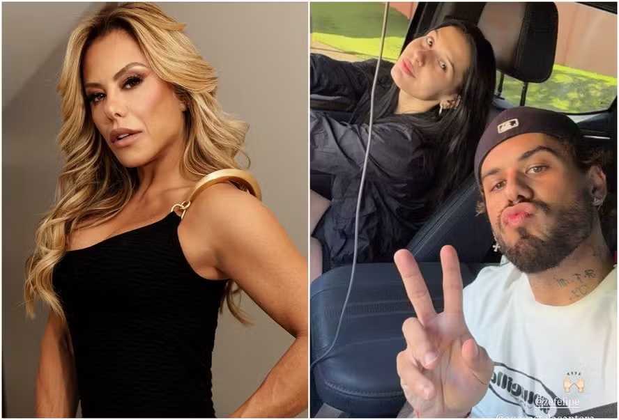 Poliana Rocha mostra Zé Felipe juntinho com Ana Castela: ‘Sente a paz’