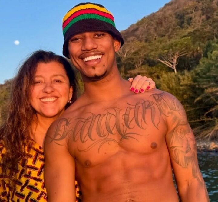 Regina Casé se encontra com o cantor O Kannalha na Bahia e agradece a Preta Gil: ‘Obrigada’