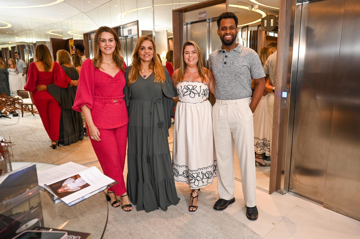 Hannah Botelho, Andrea Velame, Samara Melo e Fabrício Maciel