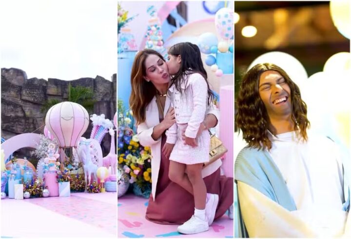 Maira Cardi mostra aniversário da filha e conta: ‘Pediu Jesus na festa dela’