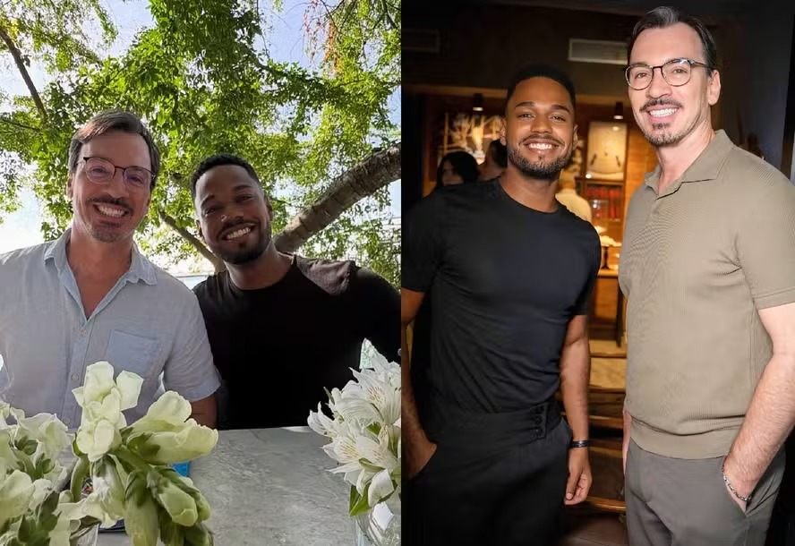 Presidente do Bahia, Emerson Ferretti presta homenagem no aniversário de 29 anos do namorado