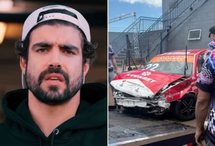 Caio Castro sofre acidente durante treino livre da Cascavel de Ouro; equipe atualiza estado Caio Castro sofre acidente durante treino livre da Cascavel de Ouro; equipe atualiza estado