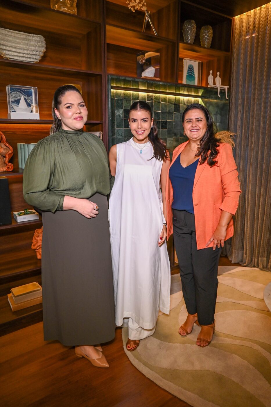 Aiêsca Almeida, Júlia Leal e Priscila Castilho