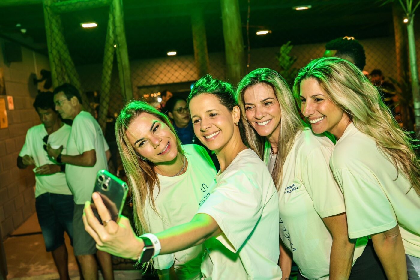 Kris Lima, Alessandra Peltier, Fernanda Pedreira e Cândida Sousa