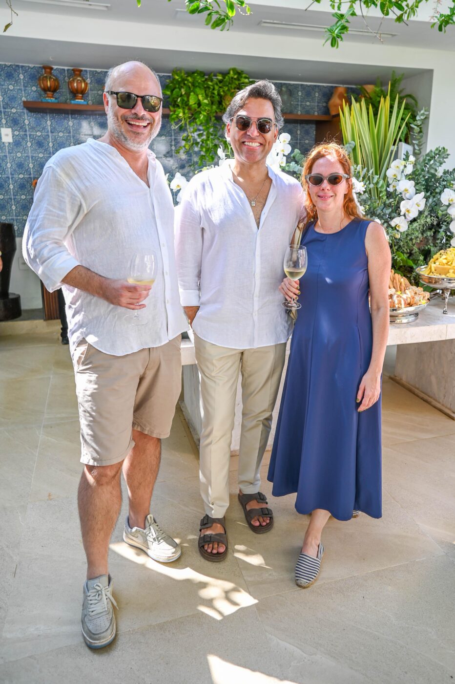Diogo Dahl, Fabiano Teixeira e Maria Fernanda Miguel