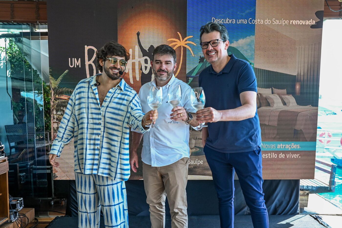 Matheus Araponga, Alessandro Cunha e Edson Cândido
