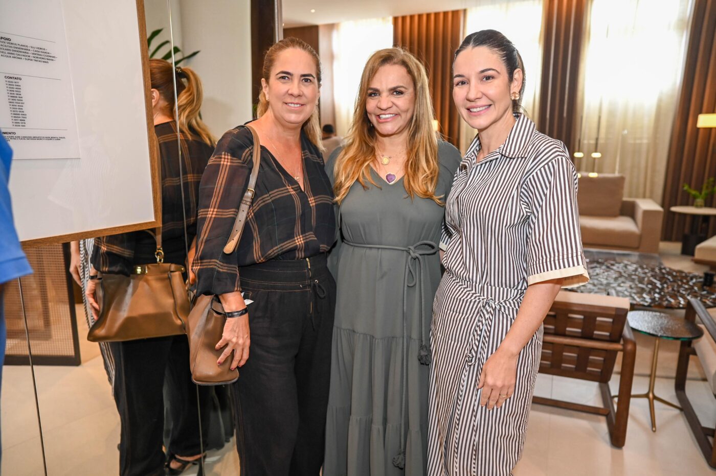 Aline Cangussú, Andrea Velame e Manuela Andrade