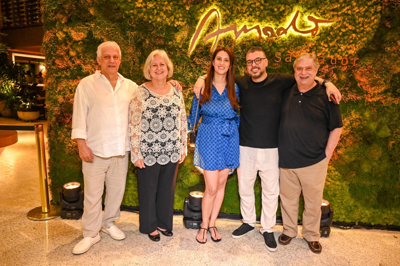 Edinho Engel, Malu Machado, Anne Peres, Flávio Bandeira e Flávio Machado