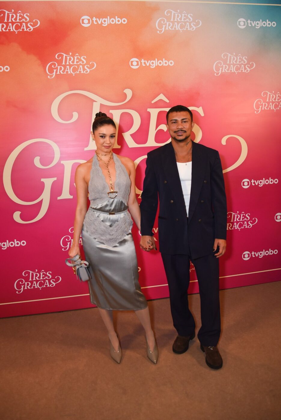 Sophie Charlotte ganha declaração de Xamã na festa de lançamento de Três Graças: ‘Espetáculo’