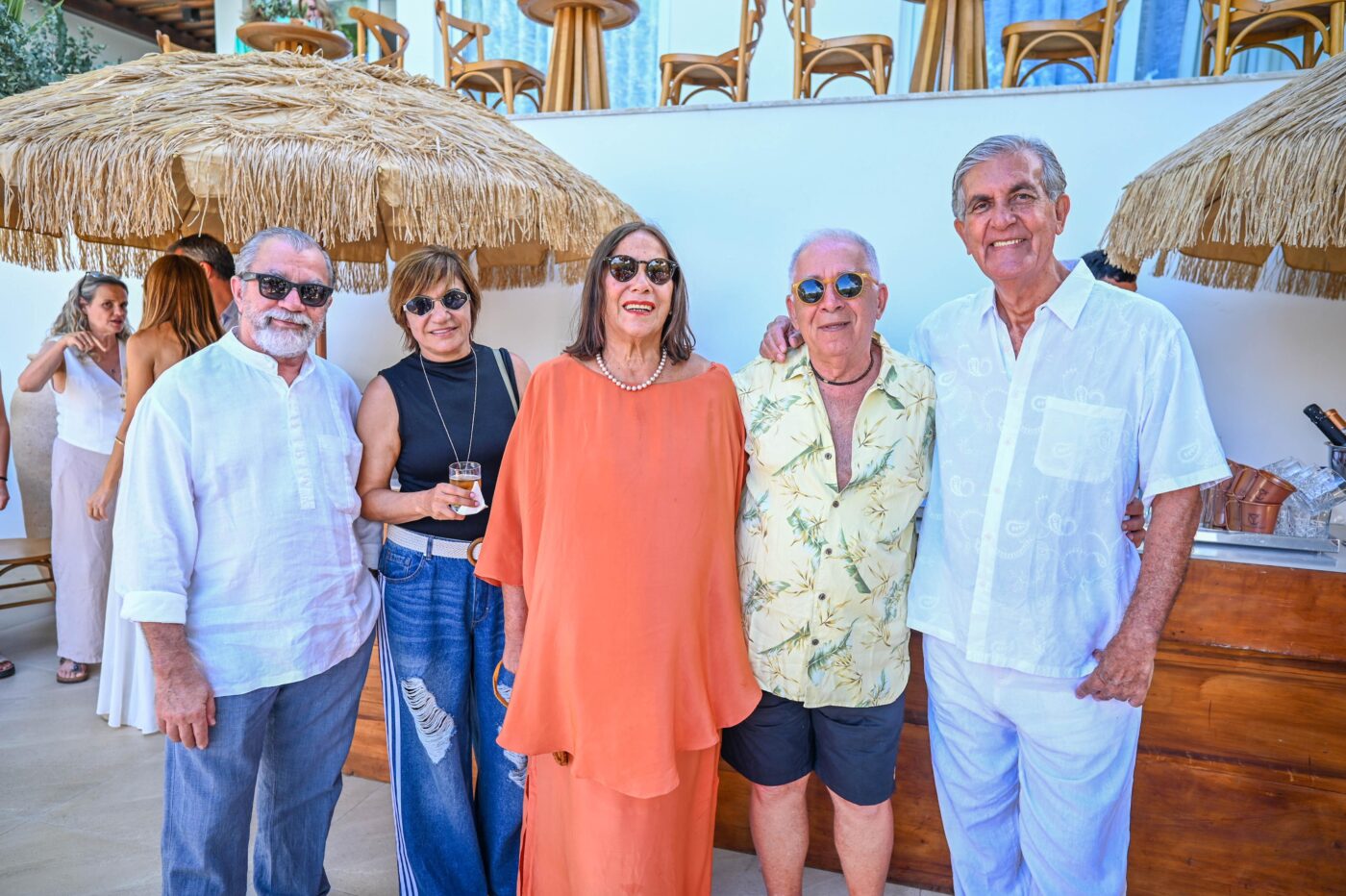 Sérgio Tadeu, Kekeu Faria, Petúnia Maciel, Paulinho Lima e Marcos Maciel