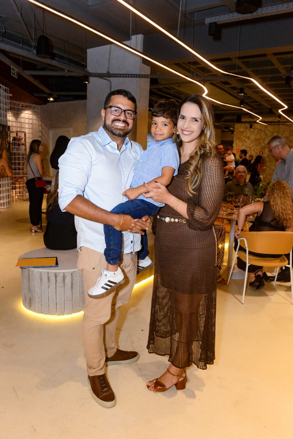 Fernando Antonio, Lucas Gonçalves e Vanessa Gonçalves