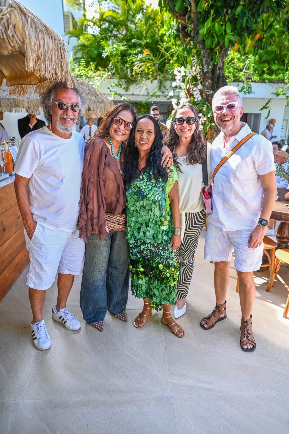 Caco Monteiro, Fátima Mendonça, Keka Almeida, Mercês Mendonça e Bruno Monteiro