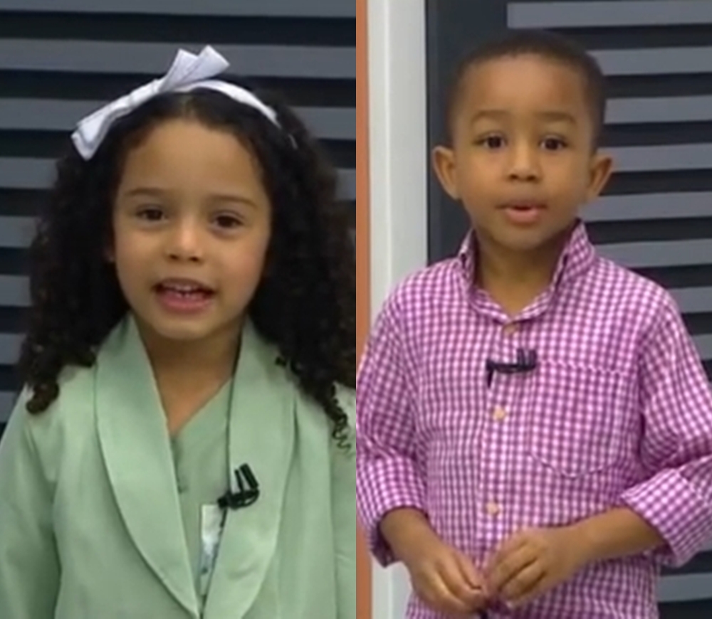 Mini apresentadores encantam público no “Bahia Meio Dia” em especial do Dia das Crianças