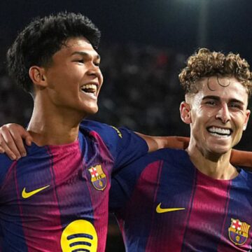 Barcelona goleia por 6 a 1 na Champions com show dos ‘garotos’; veja melhores momentos
