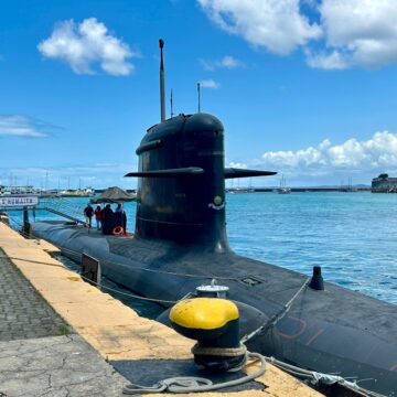 Submarino Humaitá recebe visitação pública em Salvador e atrai curiosos ao Terminal Marítimo