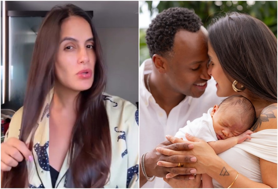 Carol Peixinho revela planos de voltar ao trabalho após nascimento do filho Bento: “Tudo muito intenso”